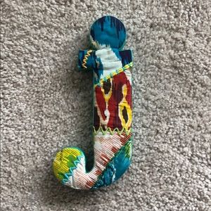 Anthropologie Fabric J in good condition!